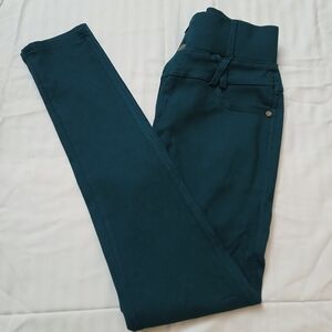 Women's Teal High-Waisted Pants